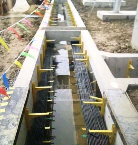 電纜支架實例現(xiàn)場